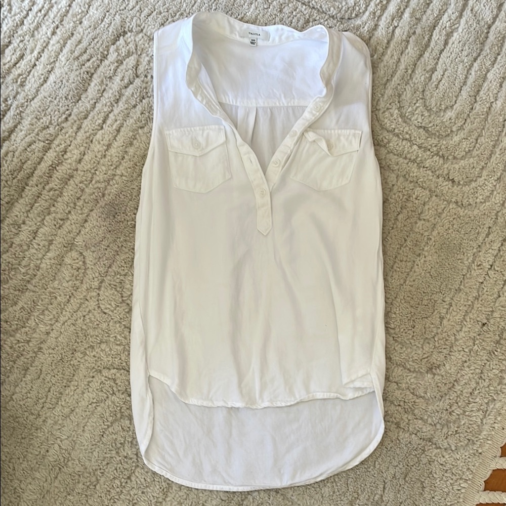 White Sleeveless Women's Top